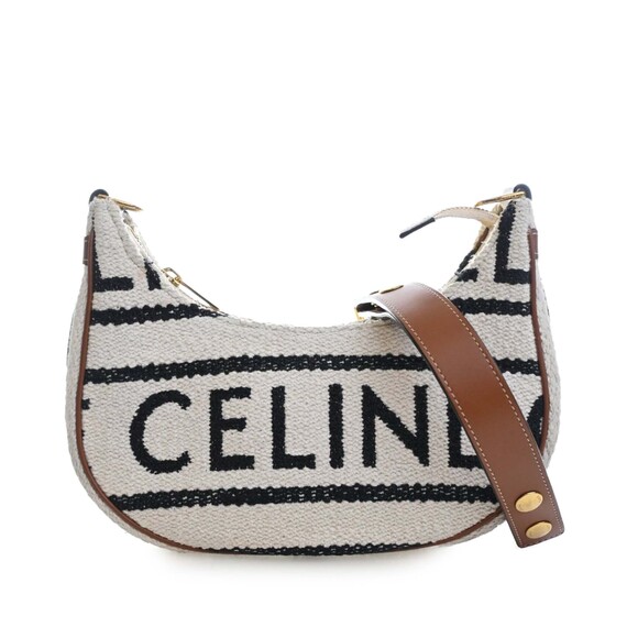 Celine Handbags - Pre-Loved Celine Medium Knitted Textile Ava Shoulder Bag
